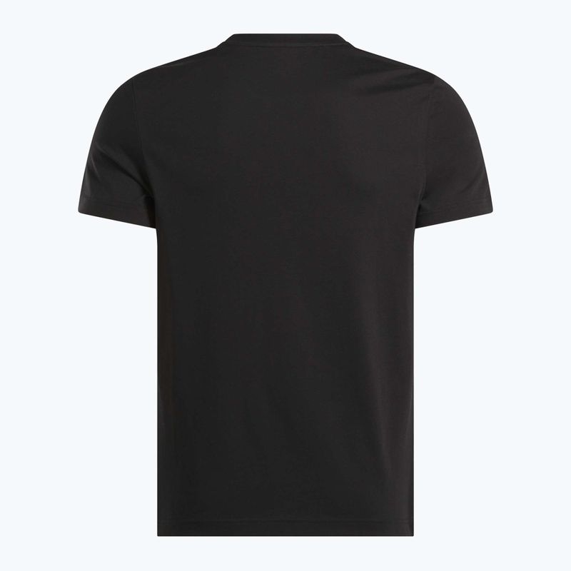 Férfi Reebok Identity Small Logo Tee fekete/fehér/vektor piros póló 4