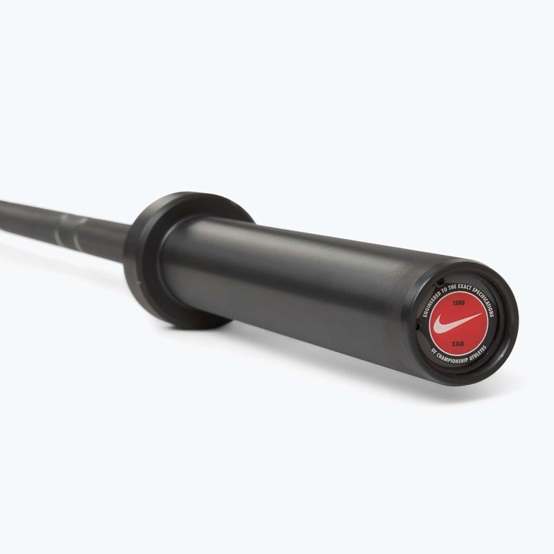 Egyenes rúd Nike Strength Coated Premium Barbell black just do it 5