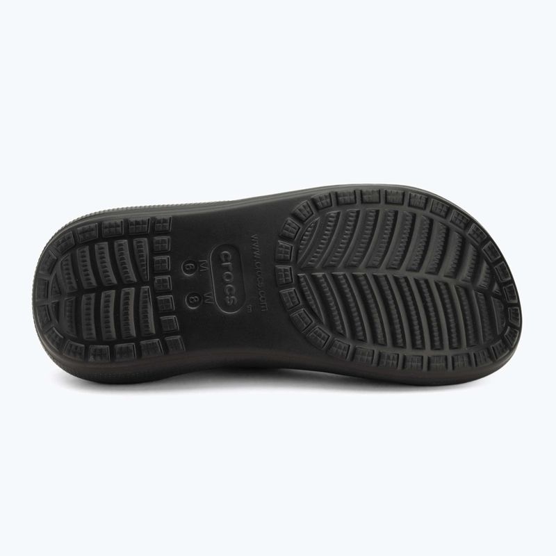 Női Crocs Classic Crush szandál fekete 4
