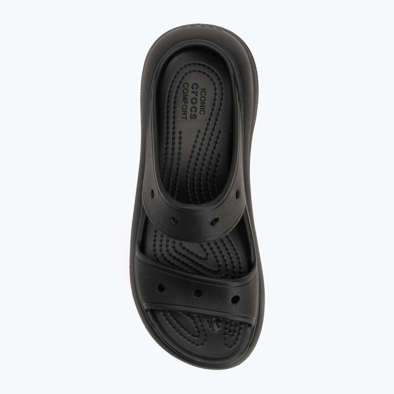 Női Crocs Classic Crush szandál fekete 5