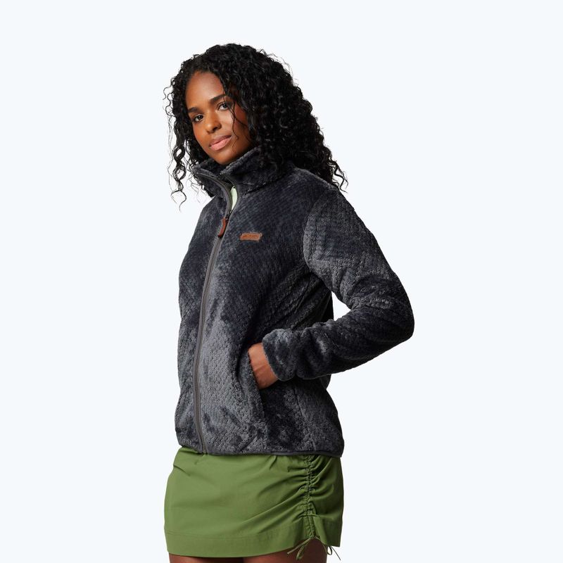 Női pulóver Columbia Fire Side II Sherpa Full Zip shark 4