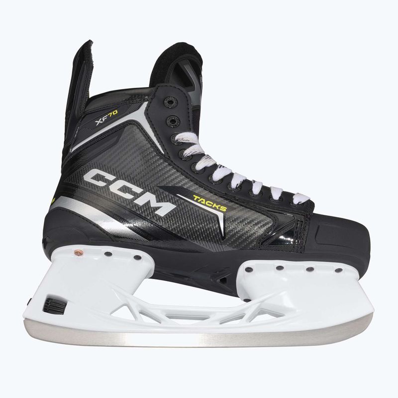 Férfi hokikorcsolya CCM Tacks XF70 SR fekete 5