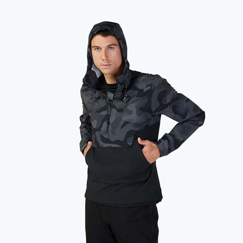 Férfi kerékpáros dzseki Fox Racing Ranger Wind Pullover black camo 2