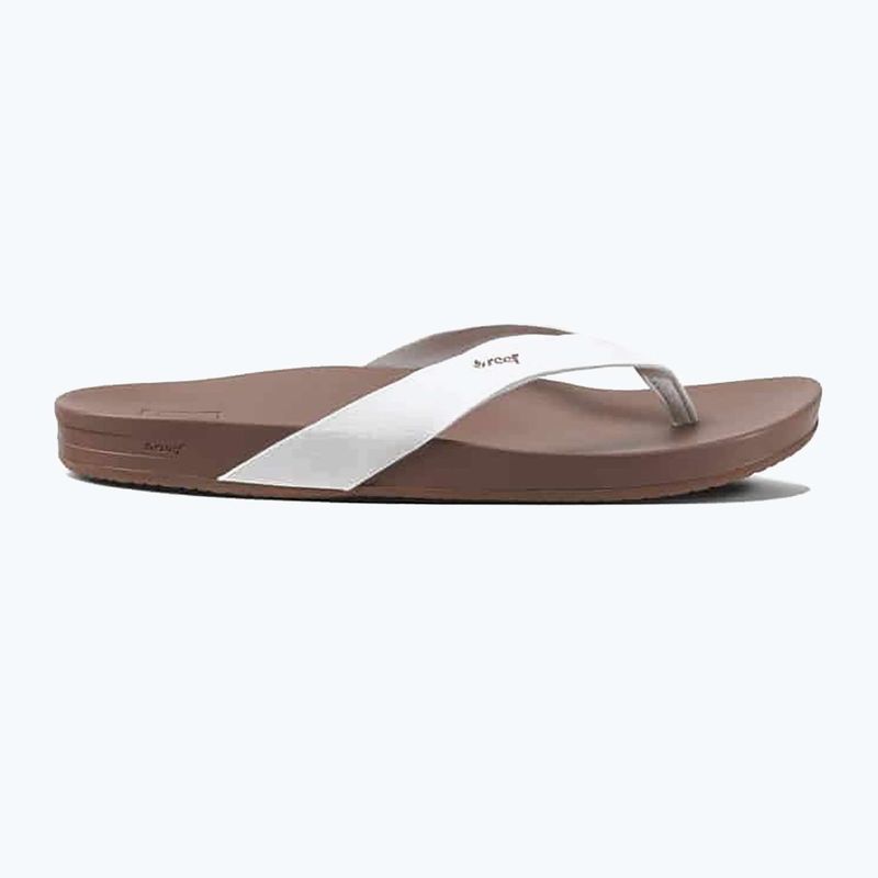 Női REEF Cushion Cloud flip flop fehér és barna RF0A3FDSCLD 10
