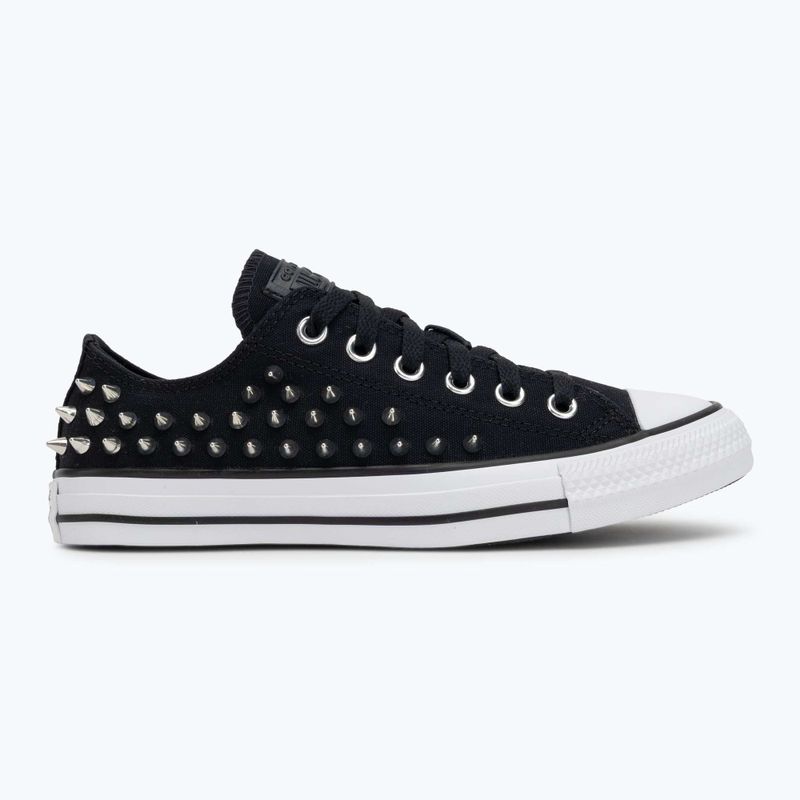 Chuck Taylor All Star Studded fekete/szilva/fehér gyermek edzőcipő 2