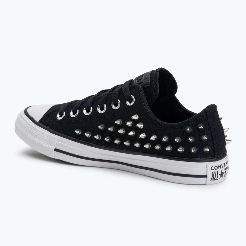 Chuck Taylor All Star Studded fekete/szilva/fehér gyermek edzőcipő 3