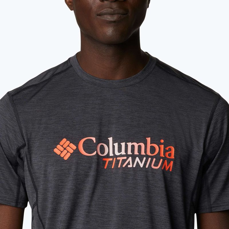 Columbia Titan Pass Férfi Trekking póló Graphic Tee 010 fekete 1991471 4