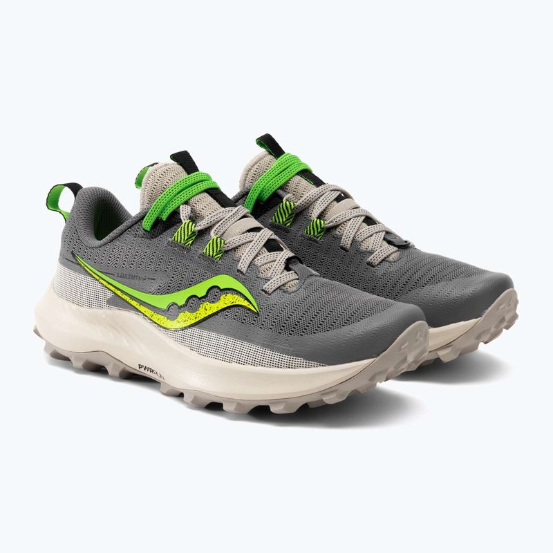 Női futócipő Saucony Peregrine 13 gravel/slime 4