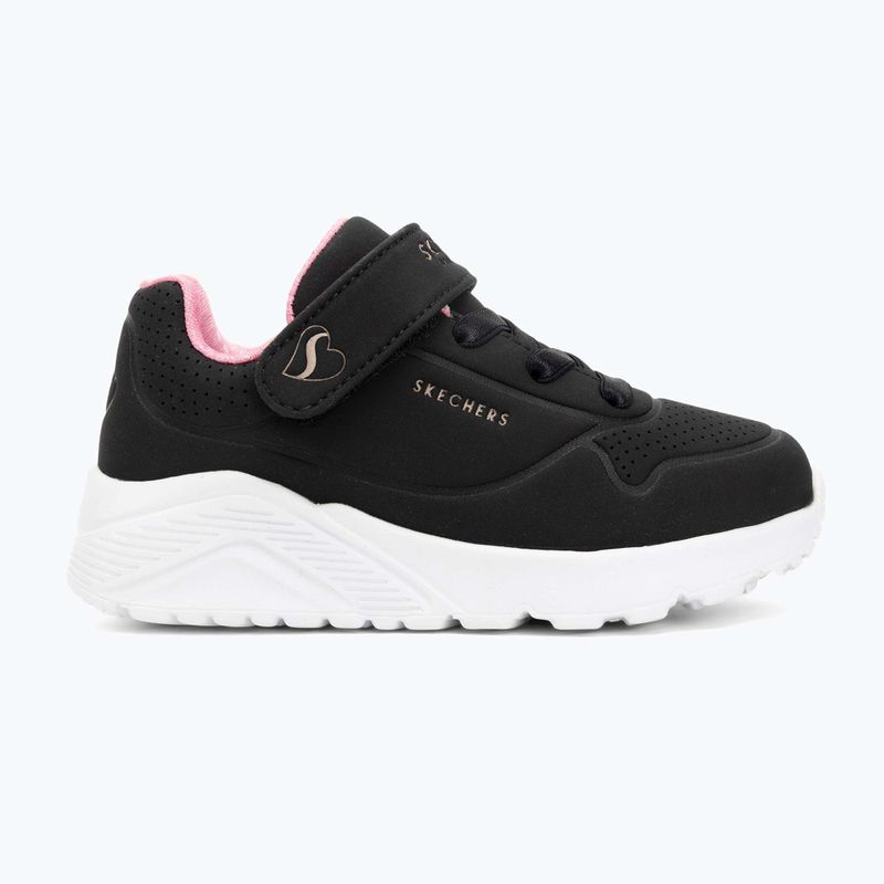 Gyerekcipők SKECHERS Uno Lite fekete/rózsaarany 2