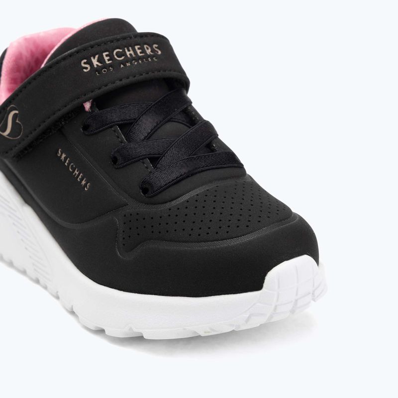 Gyerekcipők SKECHERS Uno Lite fekete/rózsaarany 7