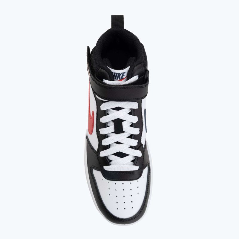 Nike Court Borough Mid cipő 2 white/white/black/university red 5