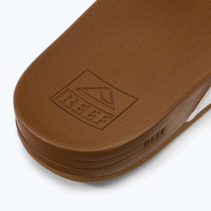 Női REEF Cushion Cloud flip flop fehér és barna RF0A3FDSCLD 8