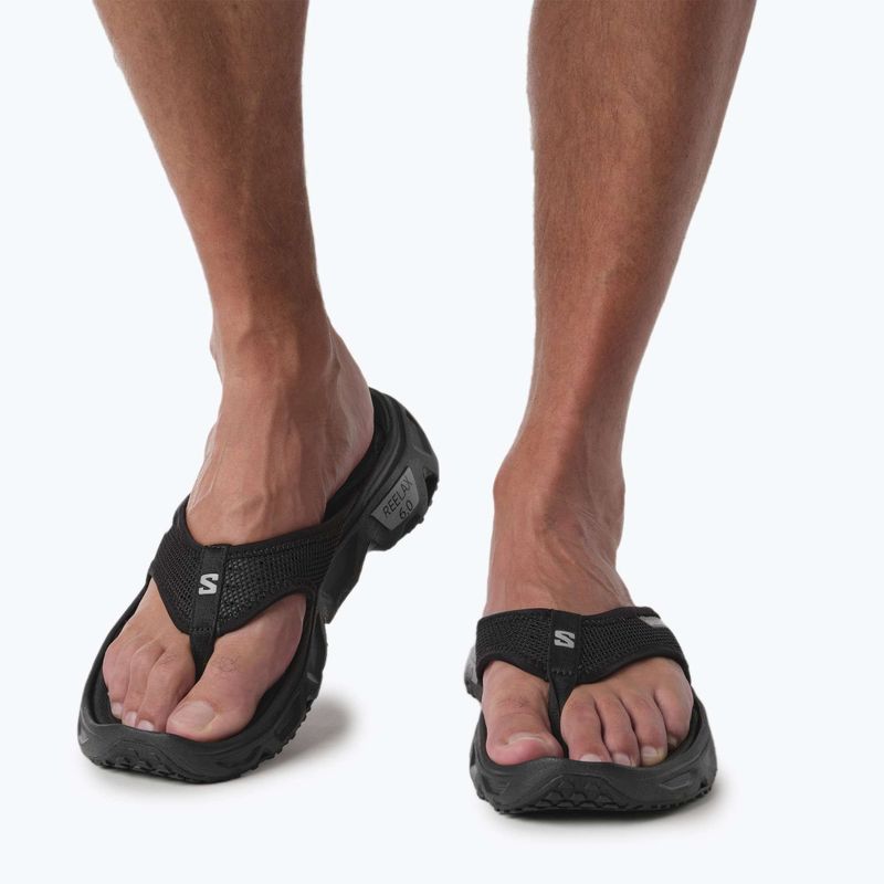 férfi flip flope Salomon Reelax Break 6.0 black/black/alloy 3