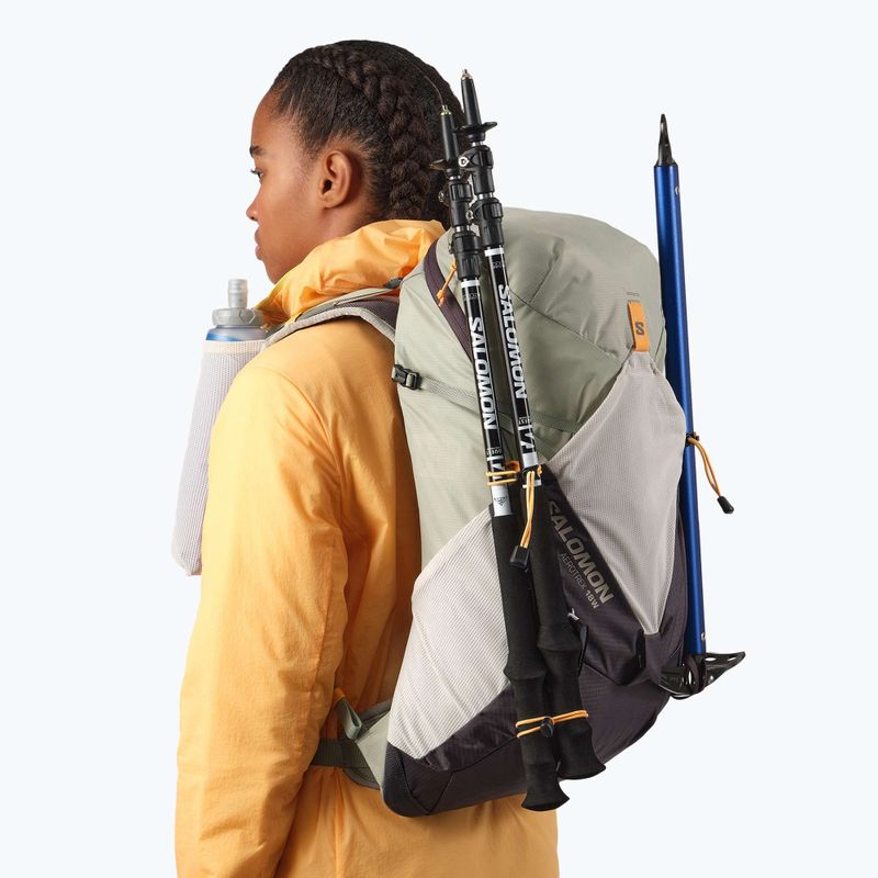 Salomon Aerotrek 18 l női túra hátizsák M-L seagrass/silver cloud/nine iron 7