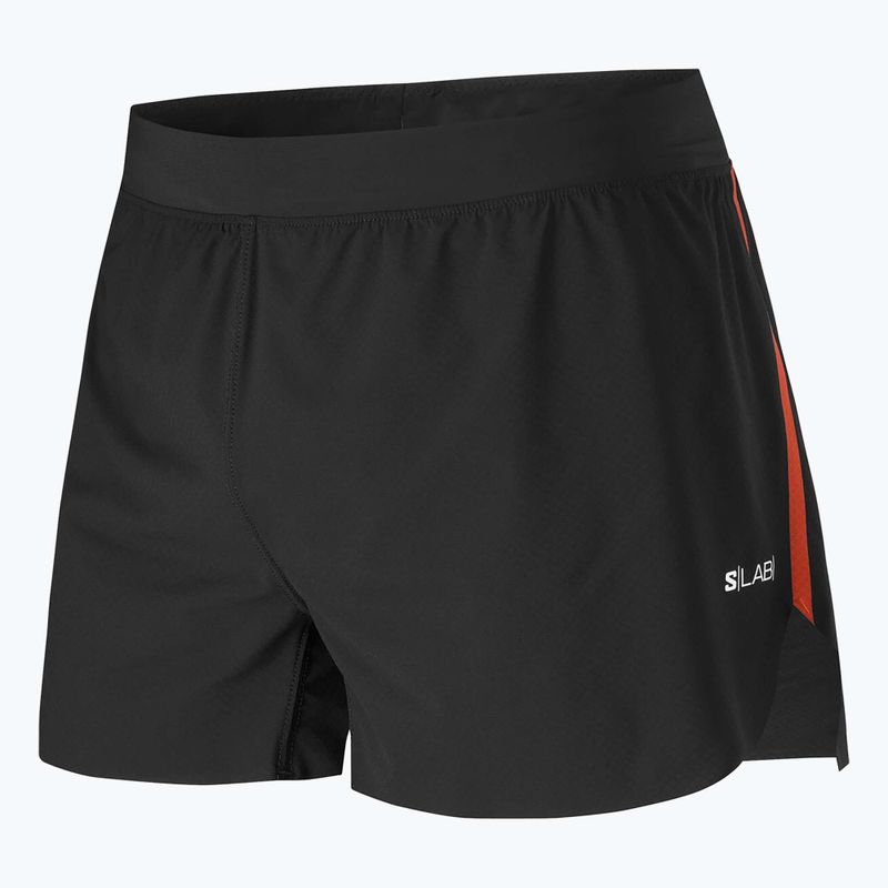 Férfi Salomon S/Lab Speed Spl 3" futónadrág mélyfekete / tüzes piros 6