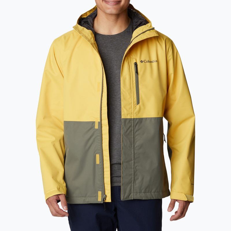 Columbia férfi Hikebound esőkabát sárga-zöld 1988621 3