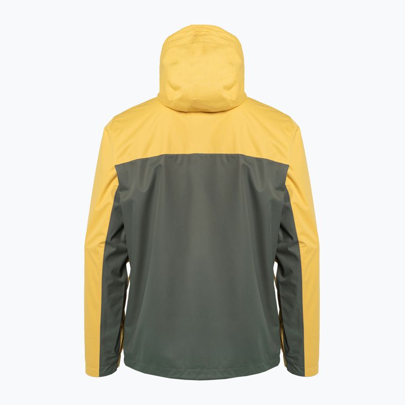 Columbia férfi Hikebound esőkabát sárga-zöld 1988621 7