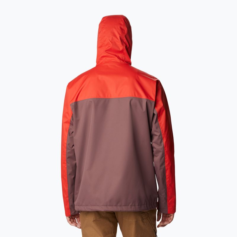 Columbia férfi Hikebound esőkabát piros 1988621839 6