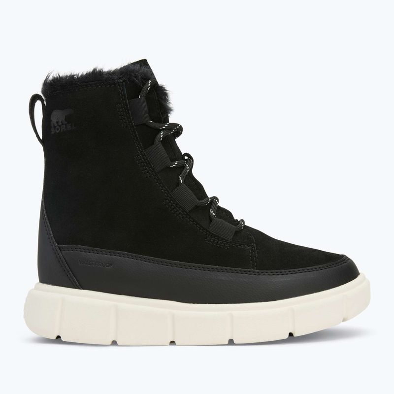 Sorel Youth Sorel Explorer III Lace fekete/tengeri só gyermek hócsizma 2