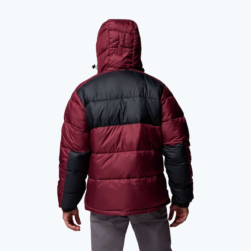 Férfi bélelt dzseki Columbia Pike Lake II Hooded rich wine/black 3