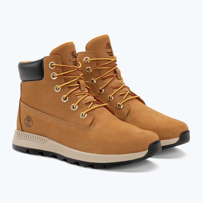 Timberland Killington Trekker 6 hüvelykes búza nubuk gyermek túrabakancsok 4