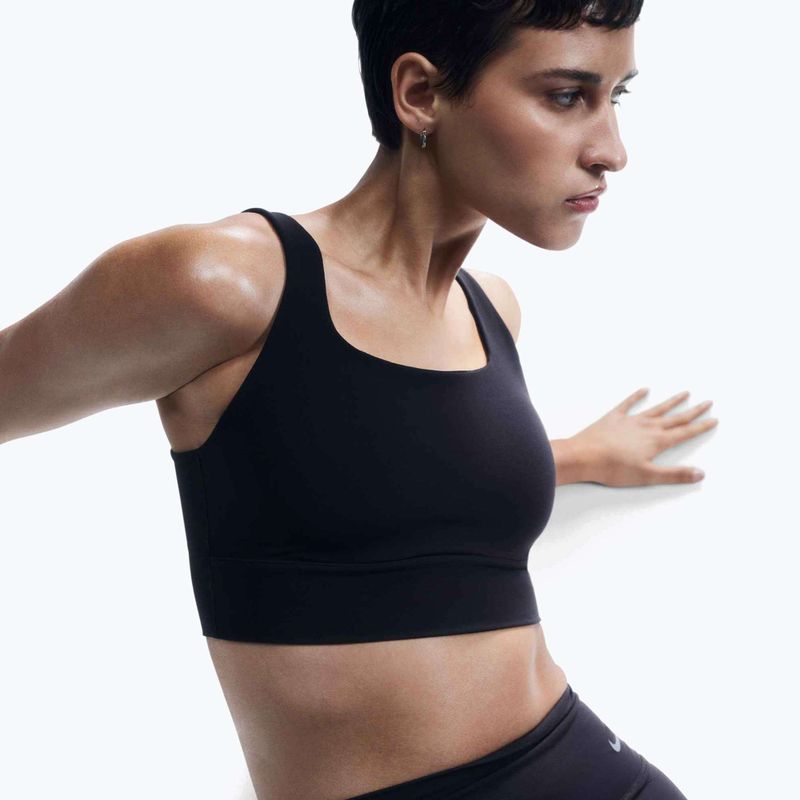 Sportmelltartó Nike Zenvy Medium-Support black/sail 5