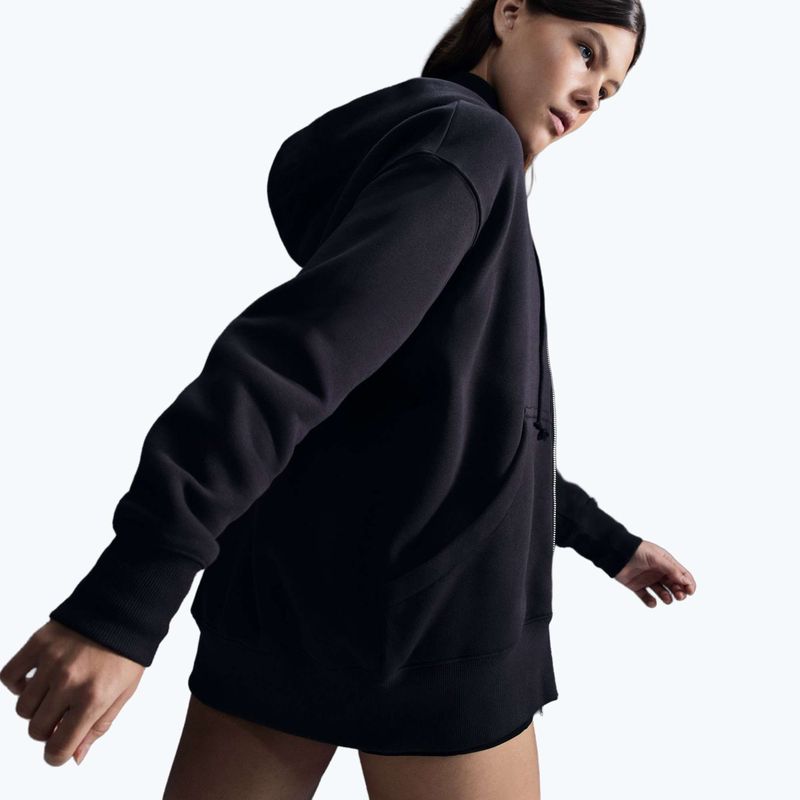 Női pulóver Nike Sportswear Phoenix Fleece black/sail 4