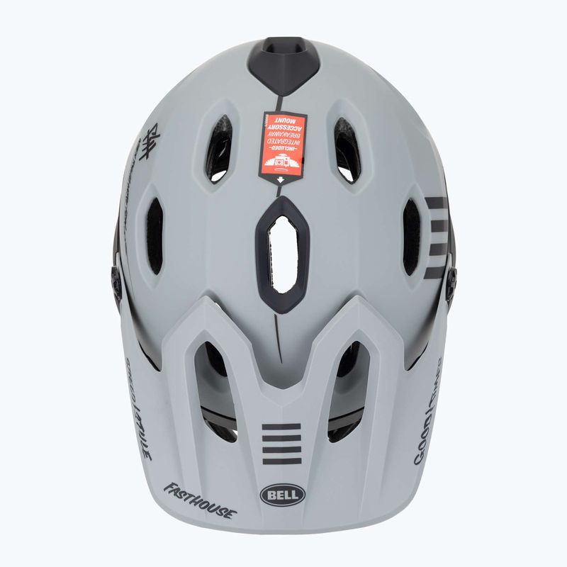 Bell FF Super DH MIPS Spherical matt szürke/fekete kerékpáros bukósisak 6