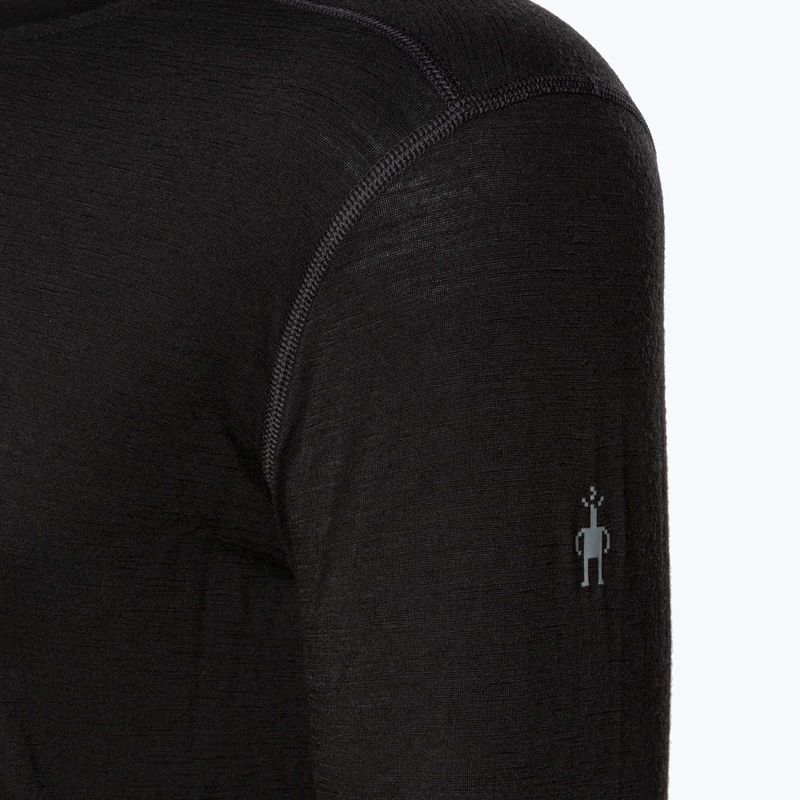 Férfi termoaktív pulóver Smartwool Classic All-Season Merino Baselayer Boxed fekete 5