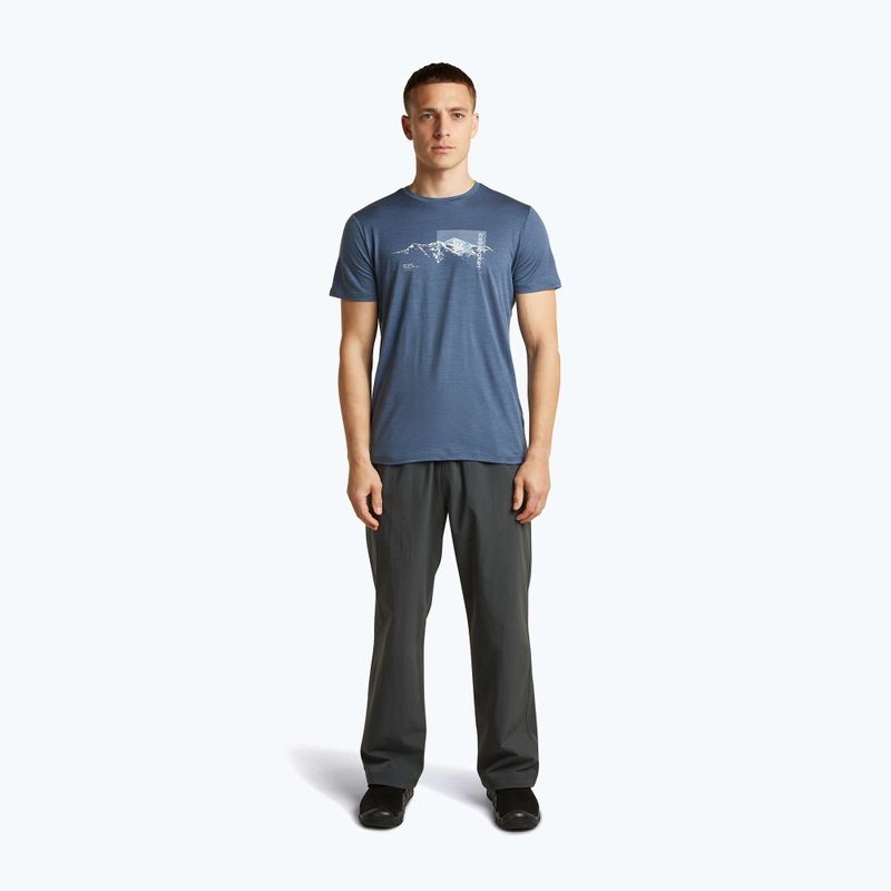 Férfi termoaktív póló Icebreaker Merino 150 Tech Lite Pure Altitude Dawn 2