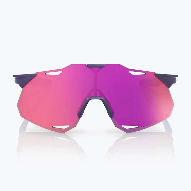 Napszemüveg 100% Hypercraft XS satin storm metallic/purple mirror 4