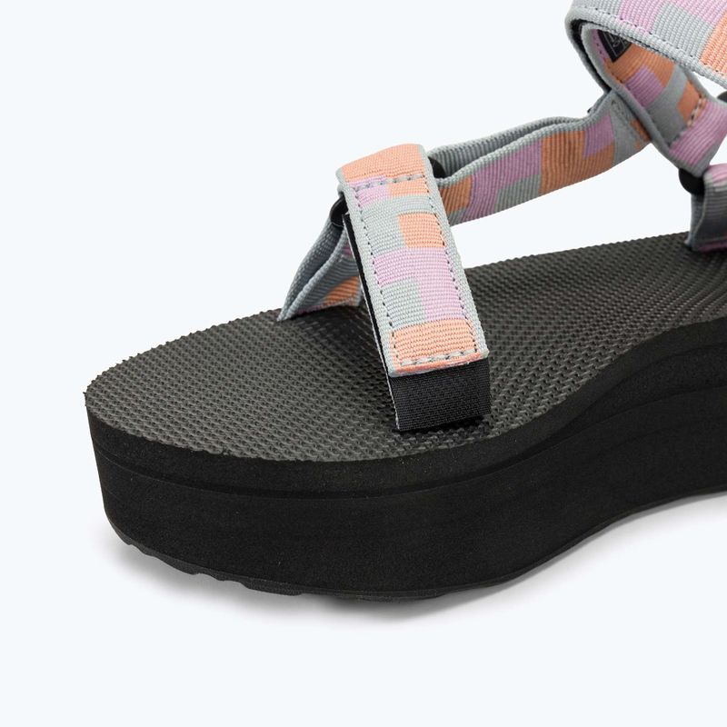 Női szandál Teva Flatform Universal retro shapes pear blue 7