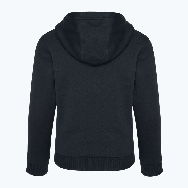 Gyermek Nike Club Fleece kapucnis pulóver fekete/fehér 9