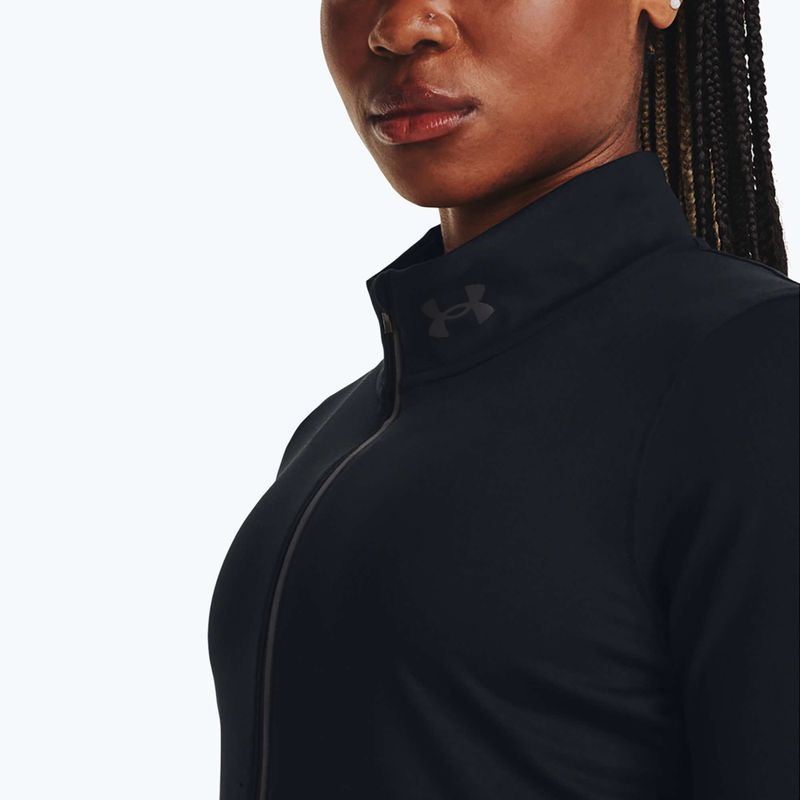 Under Armour Launch Pro Half Zip fekete/fényvisszaverő női futó hosszú ujjú ruházat 4