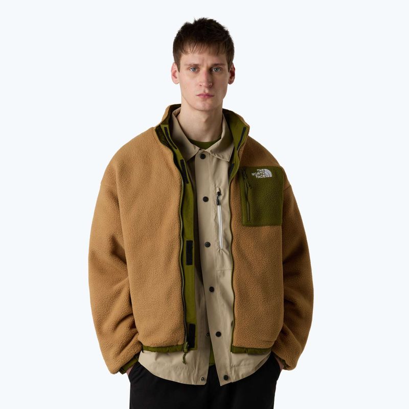 Férfi dzseki The North Face Yumiori Reversible erdei olíva/használati barna 4