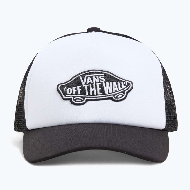 Vans Classic Patch Curved Bill Trucker gyerek baseball sapka fekete/fehér 3