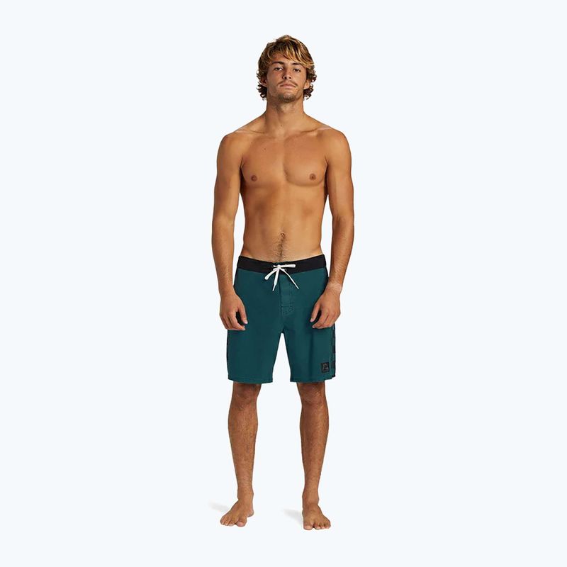 Férfi Quiksilver Original Arch Hempstretch 18" Colonial Blue fürdőruha kék 2