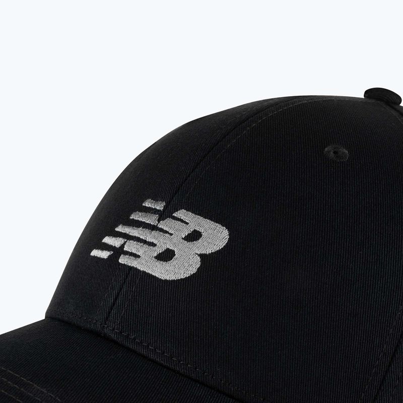 Baseballsapka New Balance 6 Panel Structured Snapback black 3