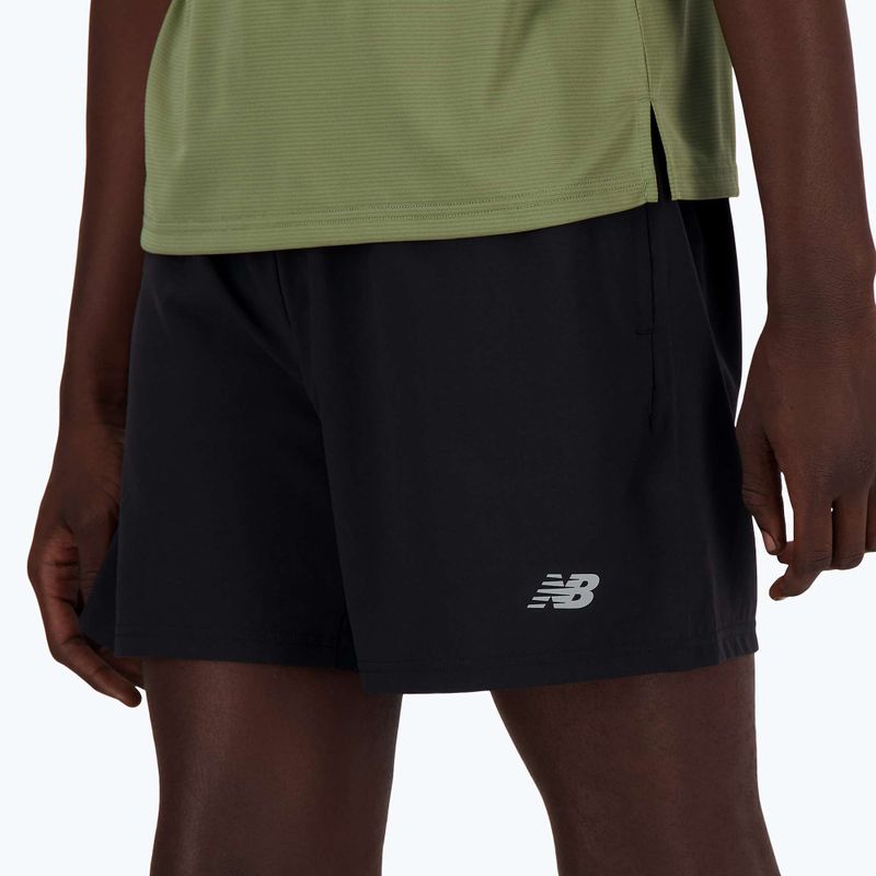 Férfi New Balance Sport Essential bélelt 5" futónadrág fekete 3