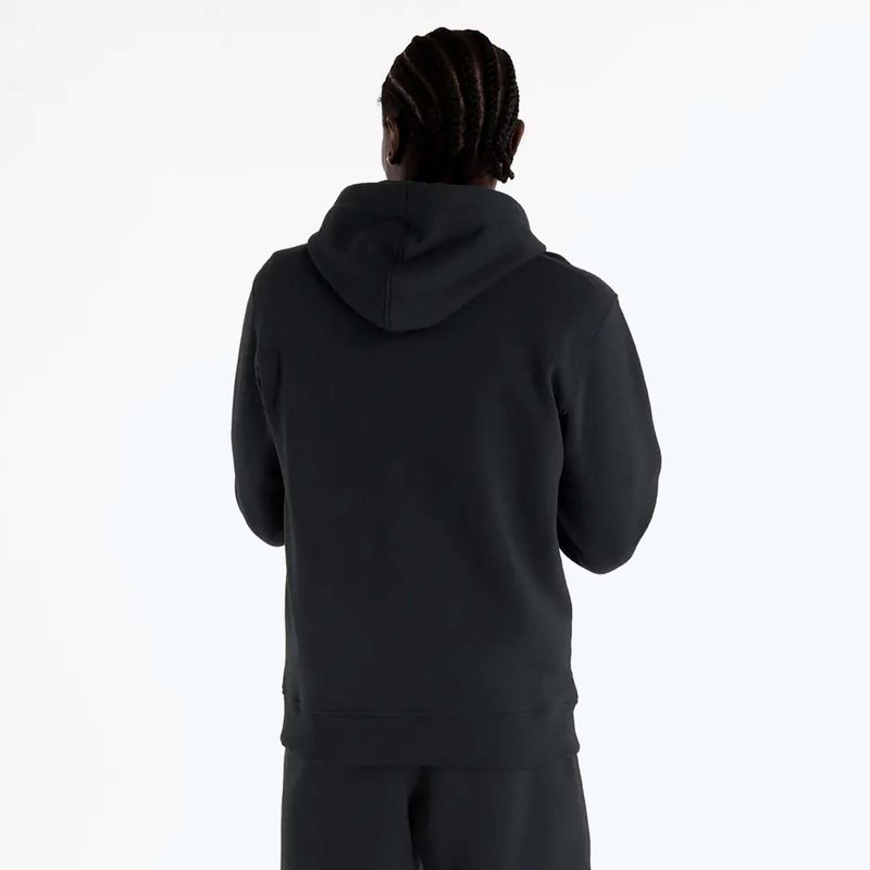Férfi New Balance Core Brushed kapucnis pulóver fekete 2