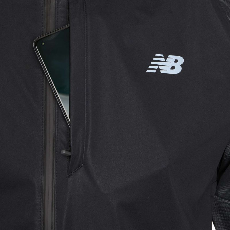 Férfi futókabát New Balance Seasonal Premium Print black 3
