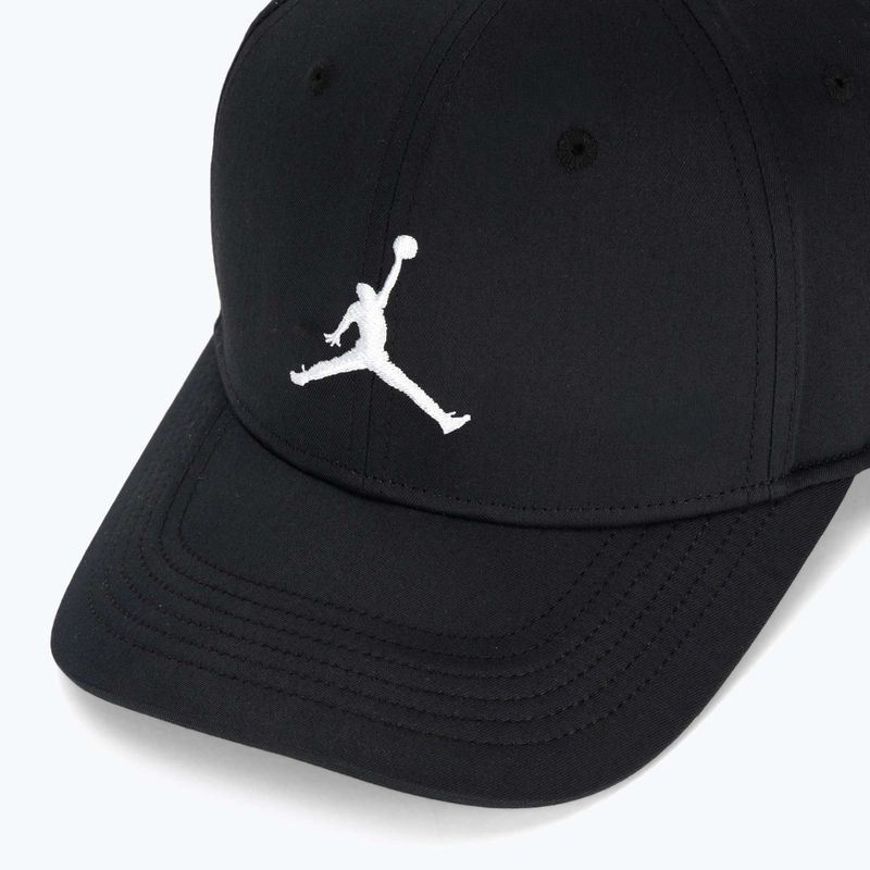 Jordan Rise Structured baseballsapka Curved-Bill fekete/fehér 3