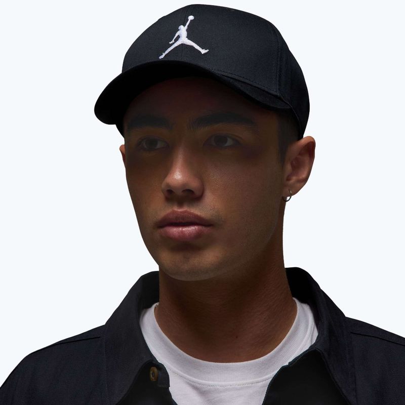 Jordan Rise Structured baseballsapka Curved-Bill fekete/fehér 5