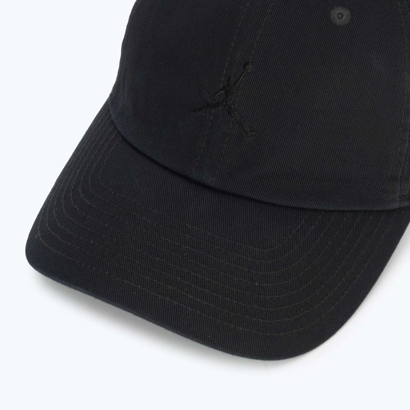 Jordan Club Unstructured baseballsapka Curved-Bill fekete/fekete 3