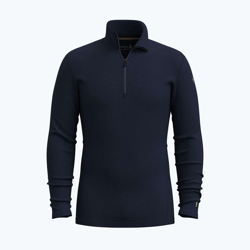 Férfi termikus pulóver Smartwool Classic Thermal Merino Base Layer 1/4 cipzáras dobozos mély tengerészkék 4