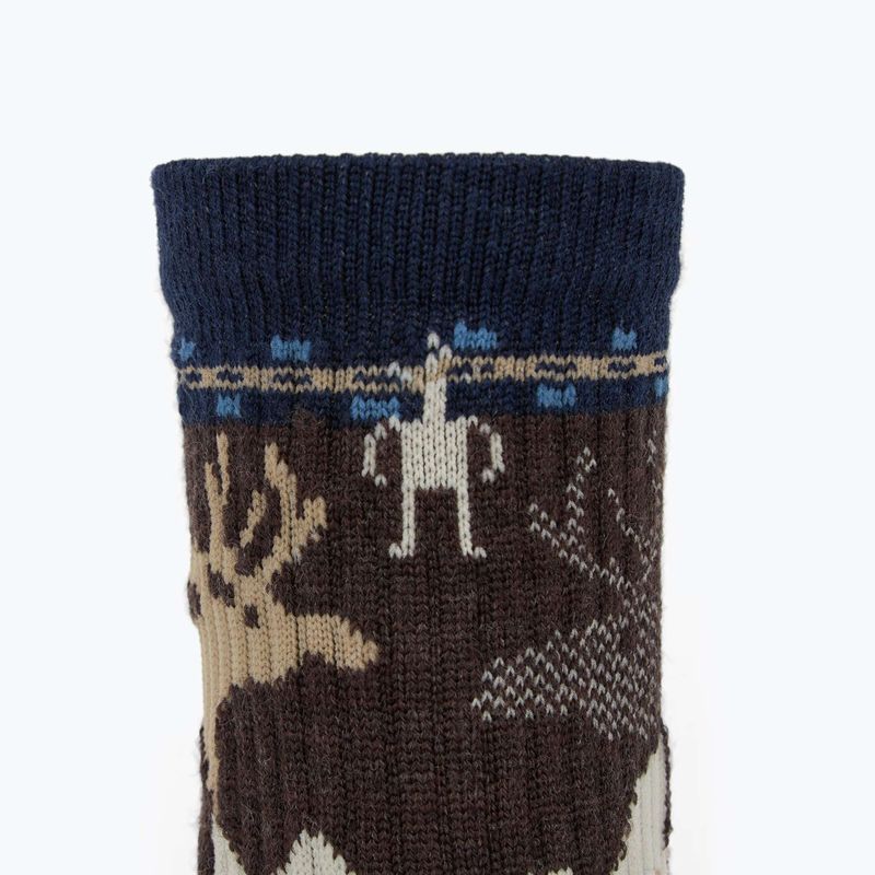 Smartwool Hike Light Cushion Mountain Moose Crew zokni tengerészgyalogos zokni 3