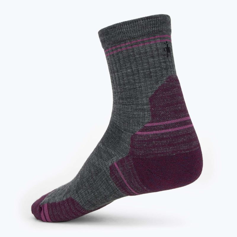 Női zokni Samrtwool Hike Targeted Cushion Mid Crew közepes szürke 2