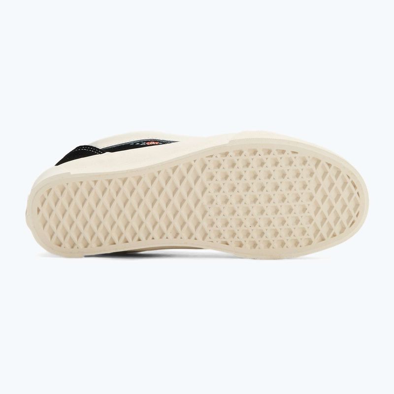 Vans Knu Skool fekete virágos cipő 4