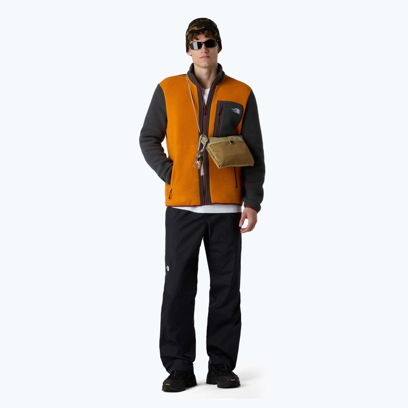 Férfi The North Face Yumiori Full Zip pulóver achát narancs/aszfalt szürke 2