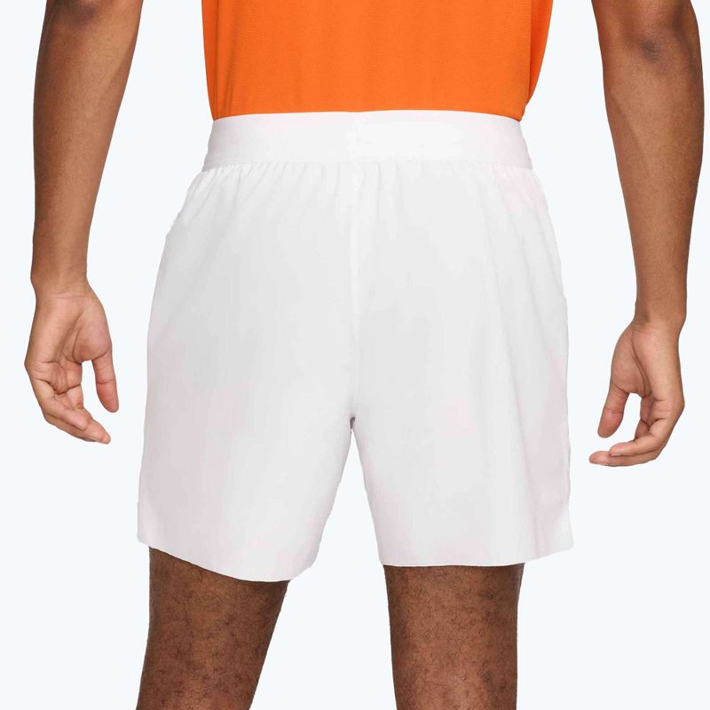 Férfi tenisz rövidnadrág Nike Court Dri-Fit Advantage 6" white/black 3